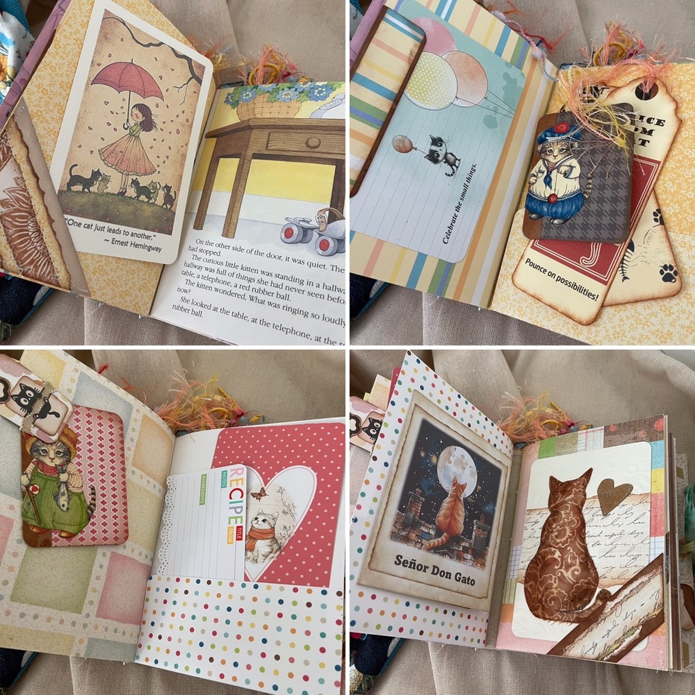 Junk Journal The Curious Little Kitten Around the House Little Golden Book - Picture 8 of 16